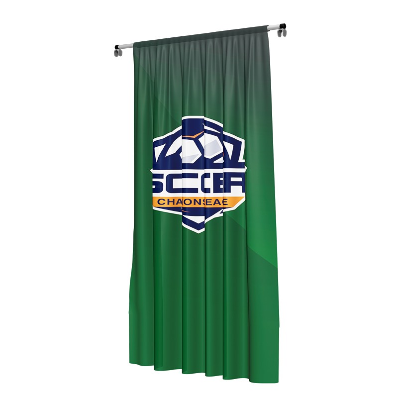 6x6m Island Booth with Hexagon Lounge Enclosure & Hanging Sign