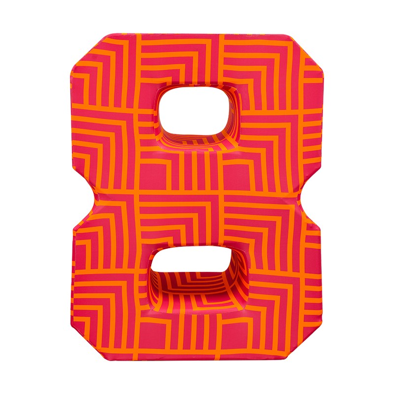 Freestanding 3D Number Display Banner