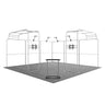 6x6m Magnetic Booth Kit with 2 TV Displays & Counter