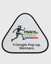 Triangle Pop Up Banners ( Double Side Printed)