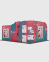 Magnetic Fabric Booth Display - Model 3 (5m x 4m)