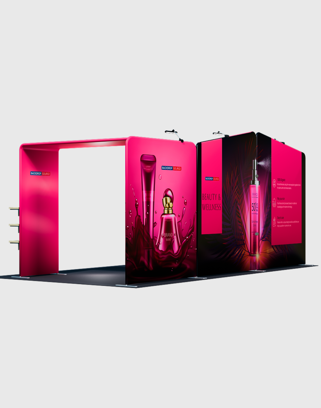 Portable Exhibit Display 3m x 6m - Model 18