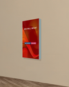 Wall-Mounted SEG Fabric display - 60mm Depth