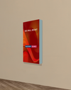 Wall-Mounted SEG Fabric display - 100mm Depth