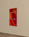 Wall-Mounted SEG Fabric display - 40mm Depth