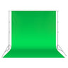 6m W x 6m H Chroma Green Backdrop with a Stand