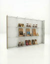 Portable Straight Pop-Up Wall with Shelves