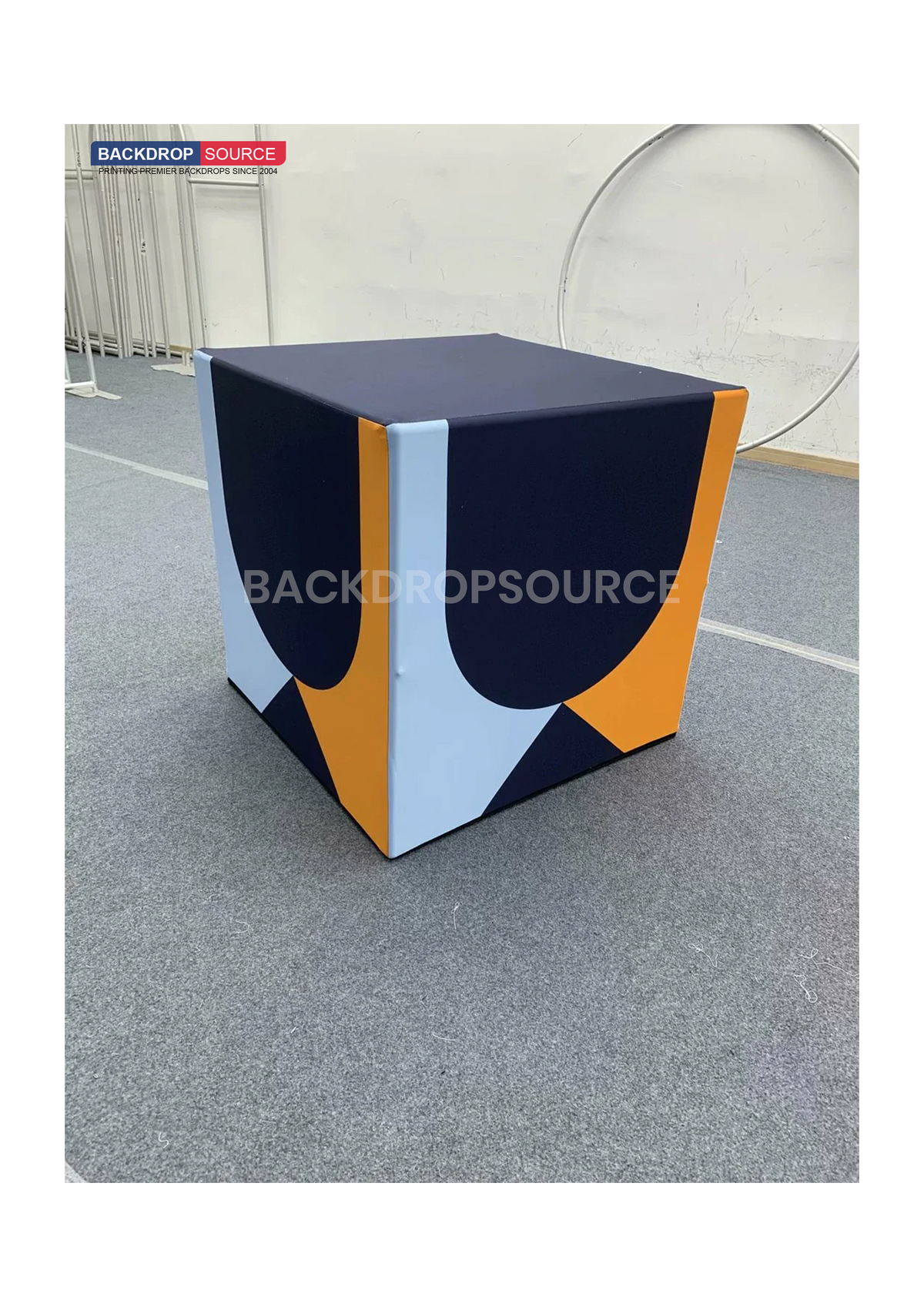 5 set of Stretch Fabric Displays for Product Showcase