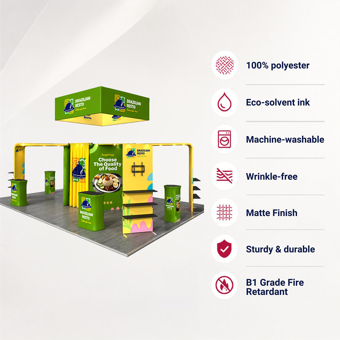 Modular Booth Kits 9m x 6m - Model 4