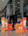 3x3m Magnetic Fabric Booth Wall with Curved & Straight Panels