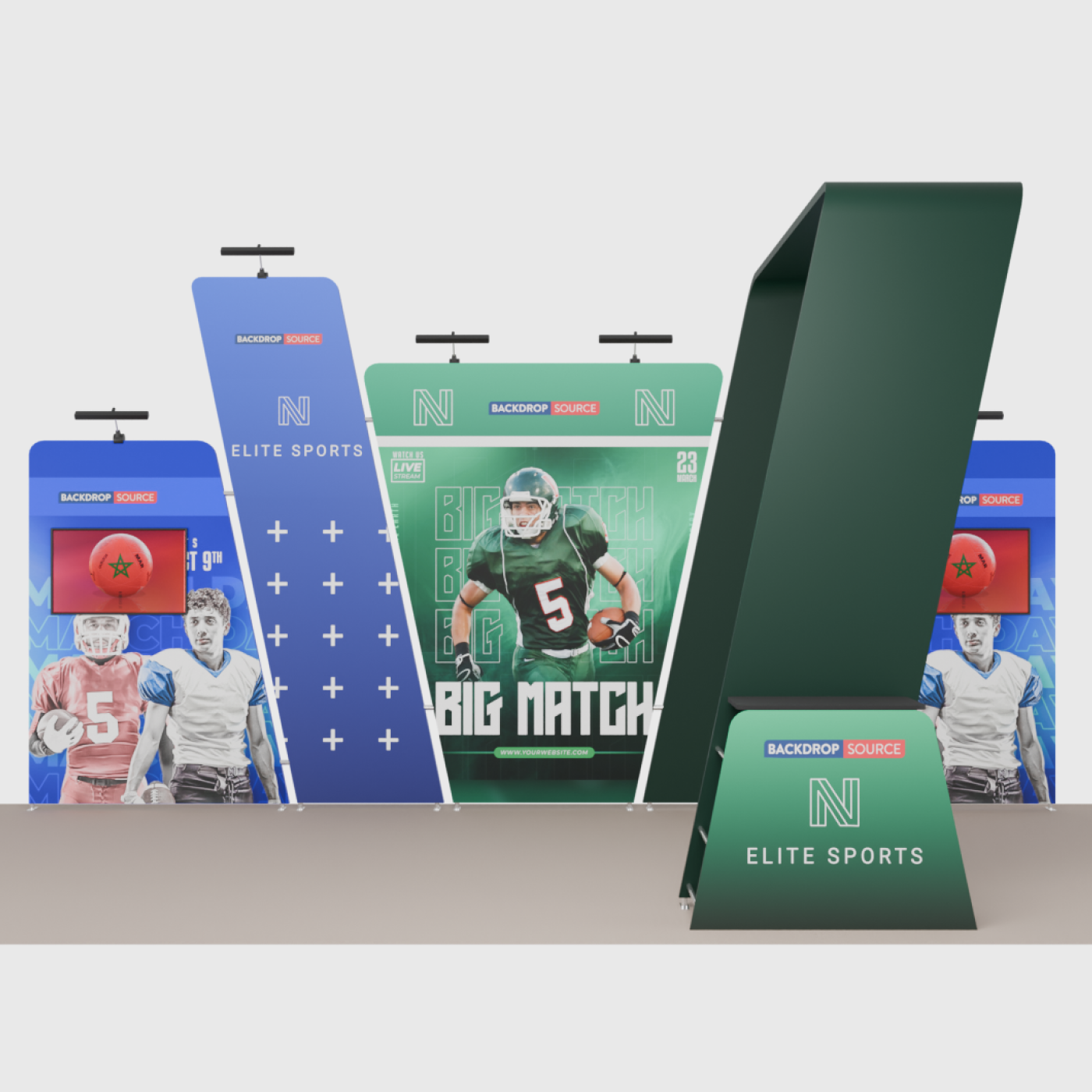 Portable Exhibit Display 6m x 3m - Model 16