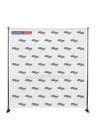 FABRIC BACKDROP MEDIA WALL WITH ADJUSTABLE STAND
