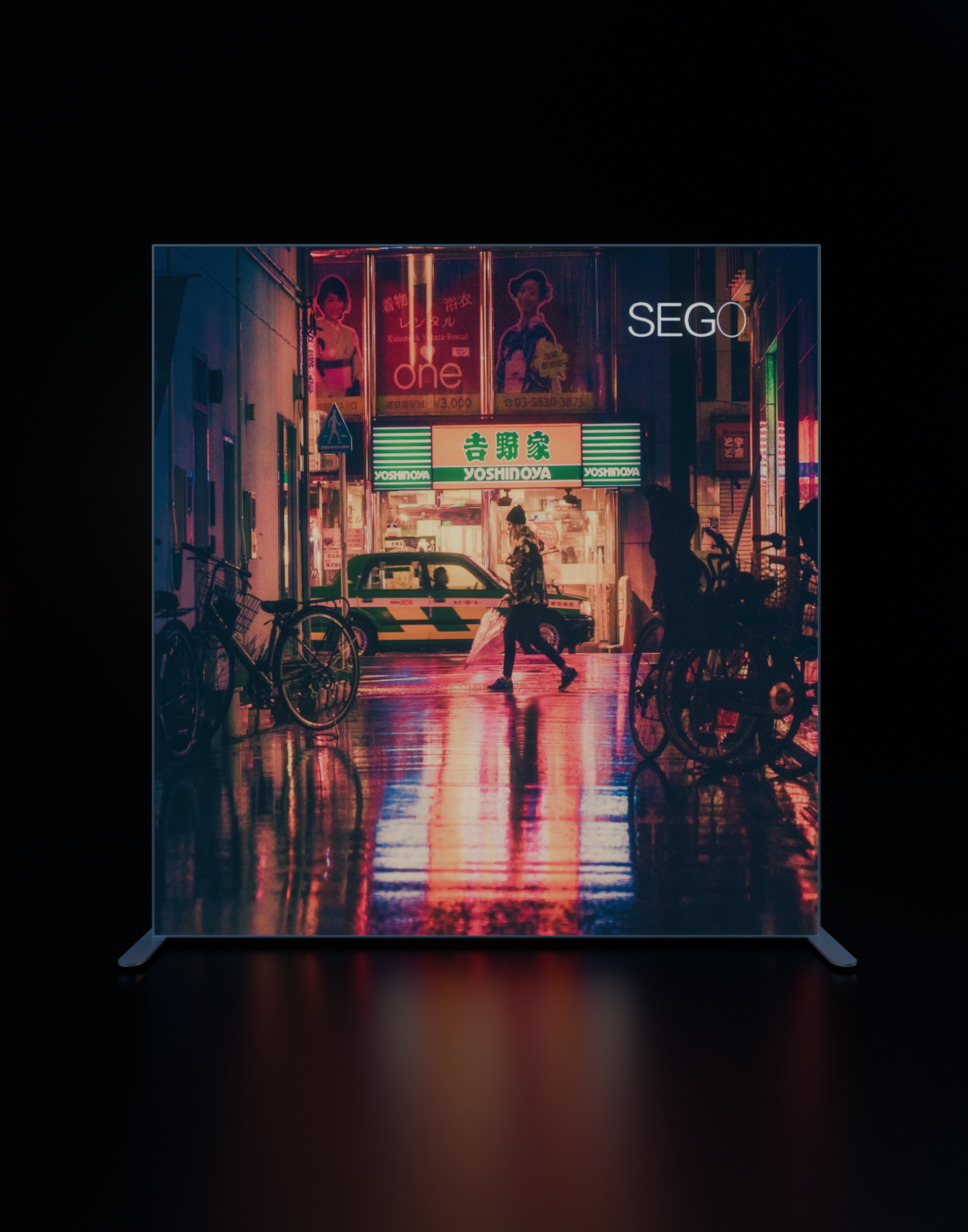 SEGO Backlit Lightbox - 2m W x 2.3m H