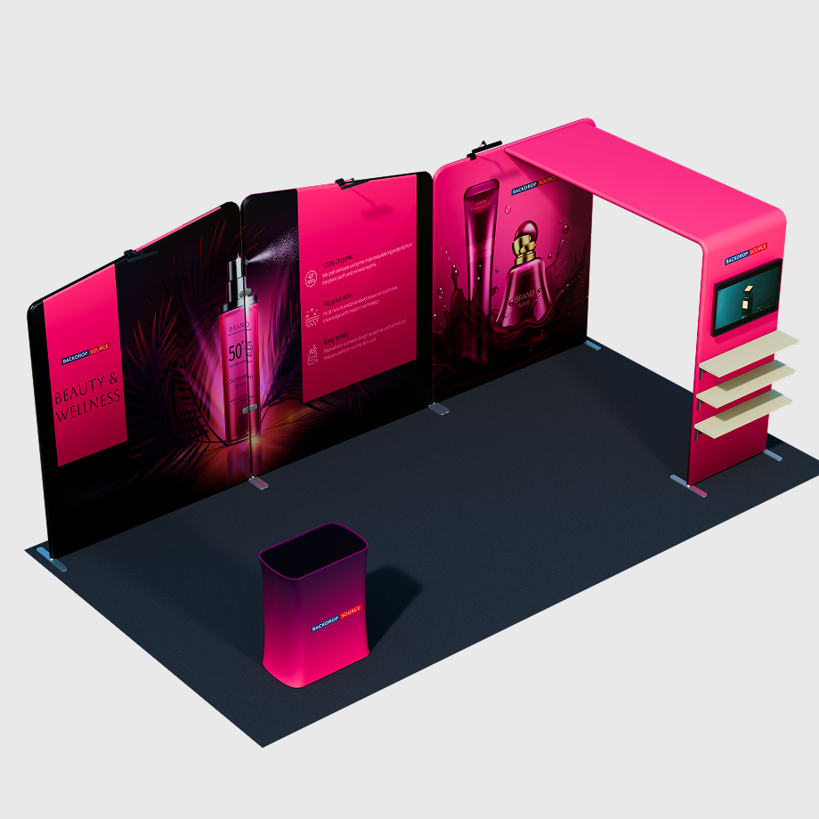 Portable Exhibit Display 3m x 6m - Model 18