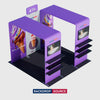 Portable Exhibit Display 3m x 3m - Model 35