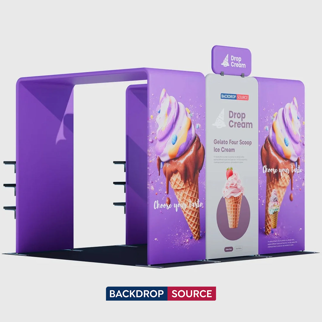 Portable Exhibit Display 3m x 3m - Model 35