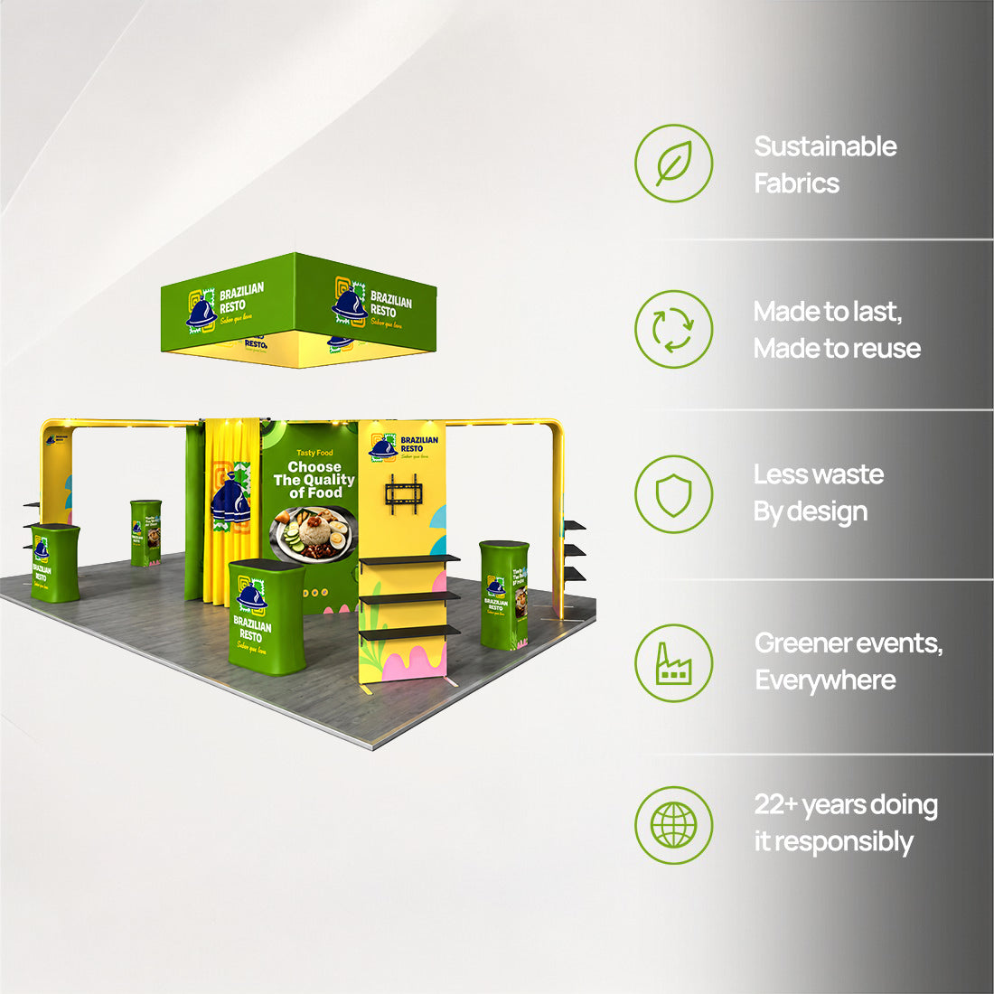 Modular Booth Kits 9m x 6m - Model 4