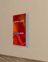 Wall-Mounted SEG Fabric display - 120mm Depth