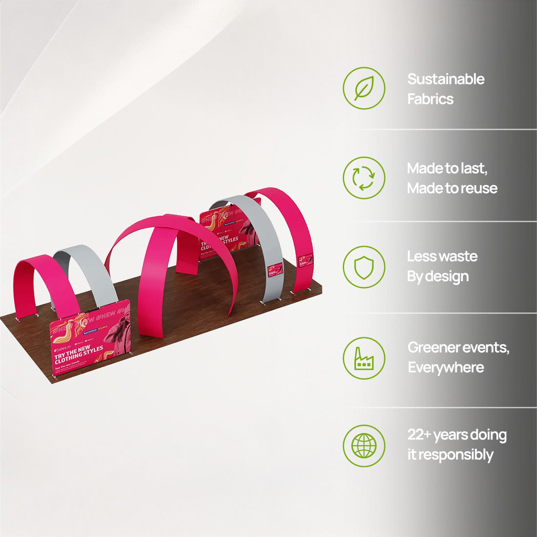 Modular Booth Kits 12m x 6m - Model 1