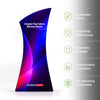 Angled Top Fabric Banner Stand