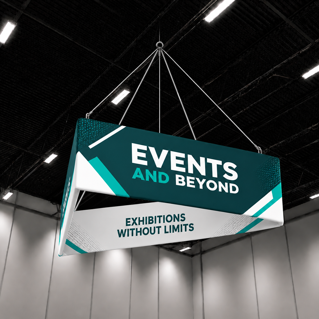 Sky Tube Triangle Hanging Banner