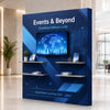 SEG Popup Display with TV Mount & External Shelves