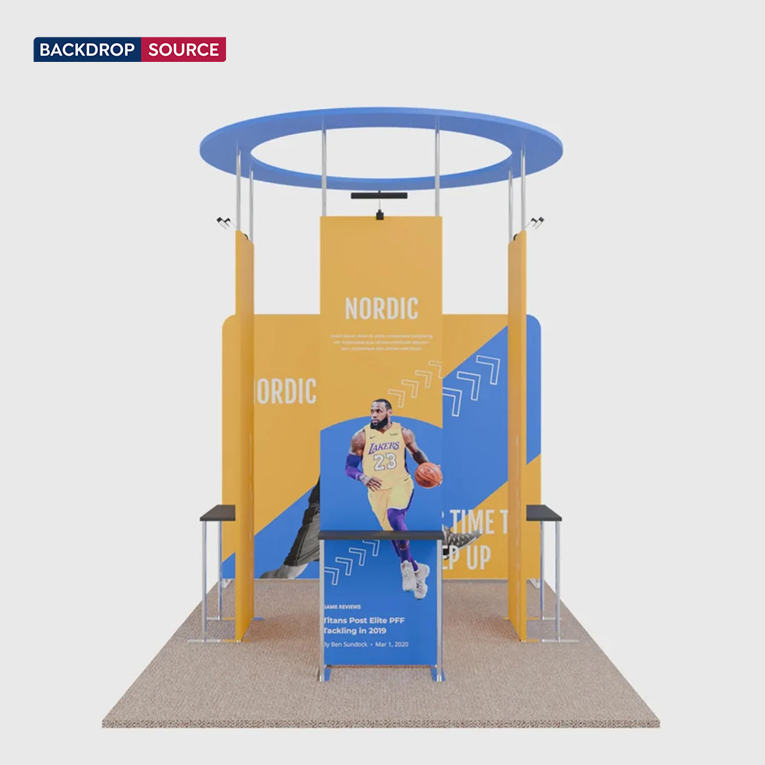 Portable Exhibit Display 3m x 3m- Model 40