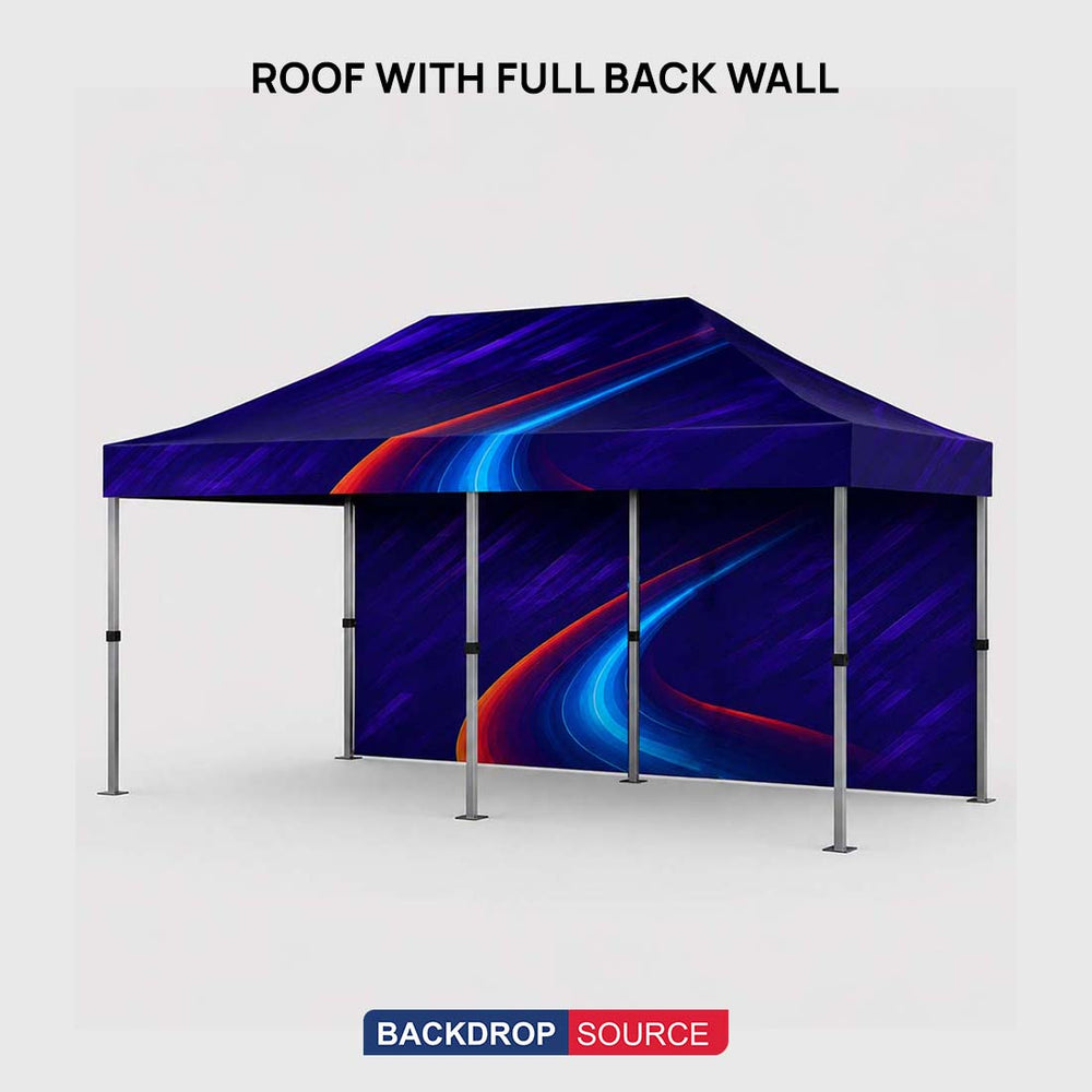 Heavy Duty Fabric Canopy Tent – 6m W x 3m H