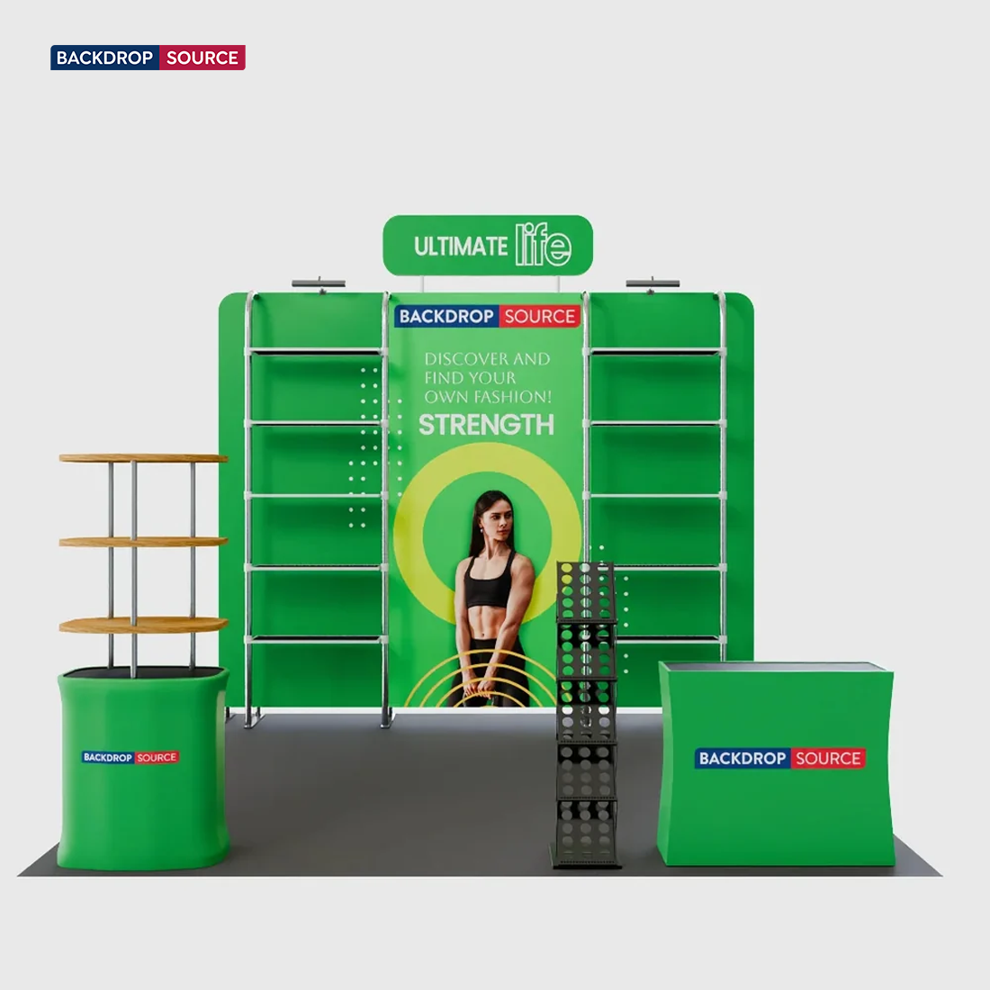 Portable Exhibit Display 3m x 3m - Model 20