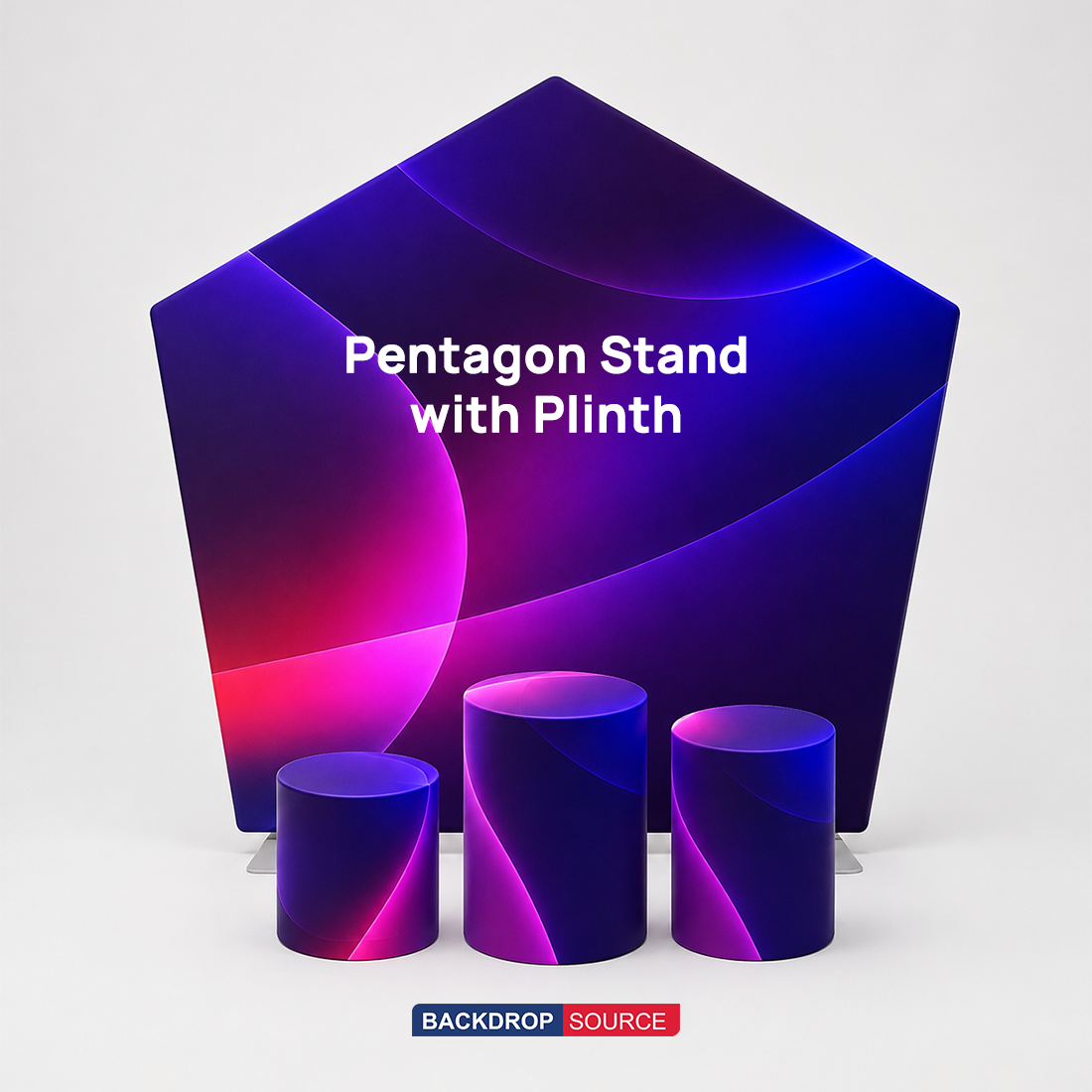 Pentagon Stand with Plinth
