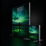 3x3m Backlit SEGO Booth Kit with Tall & Short Lightbox Walls