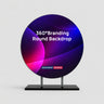 360° Branding Round Backdrop