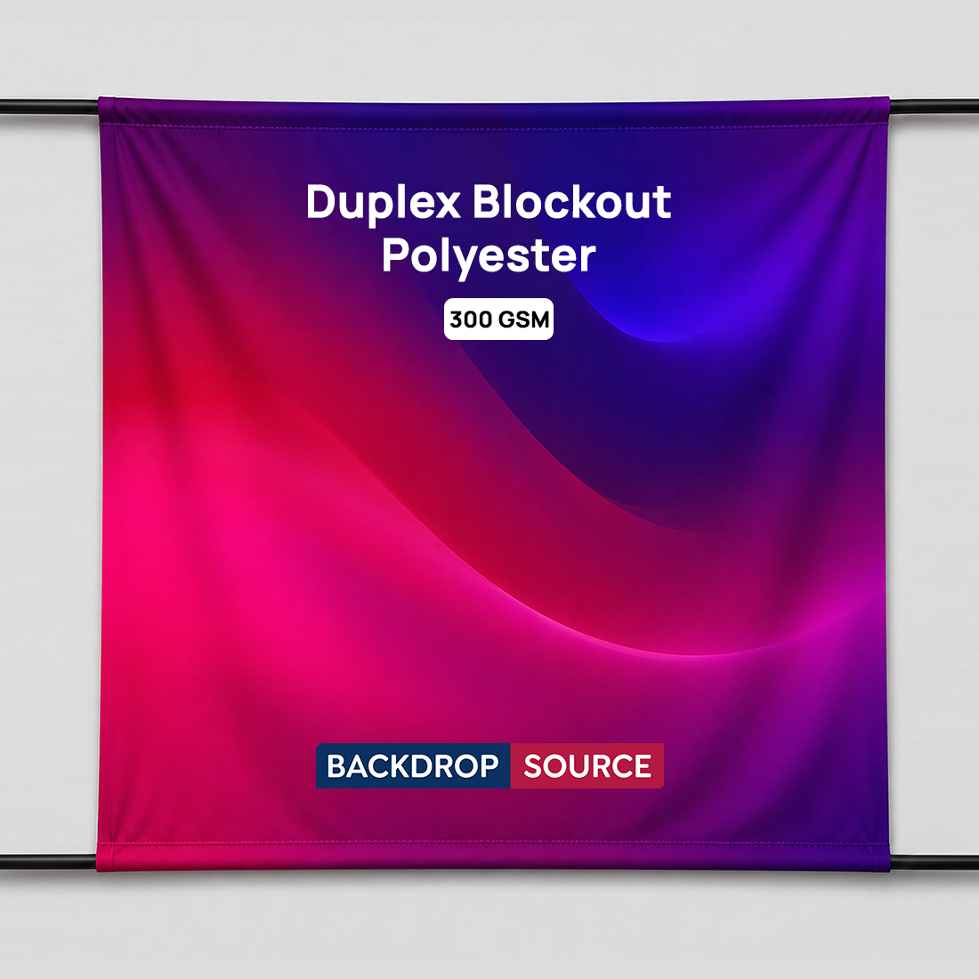 Duplex Blockout Polyester Backdrop
