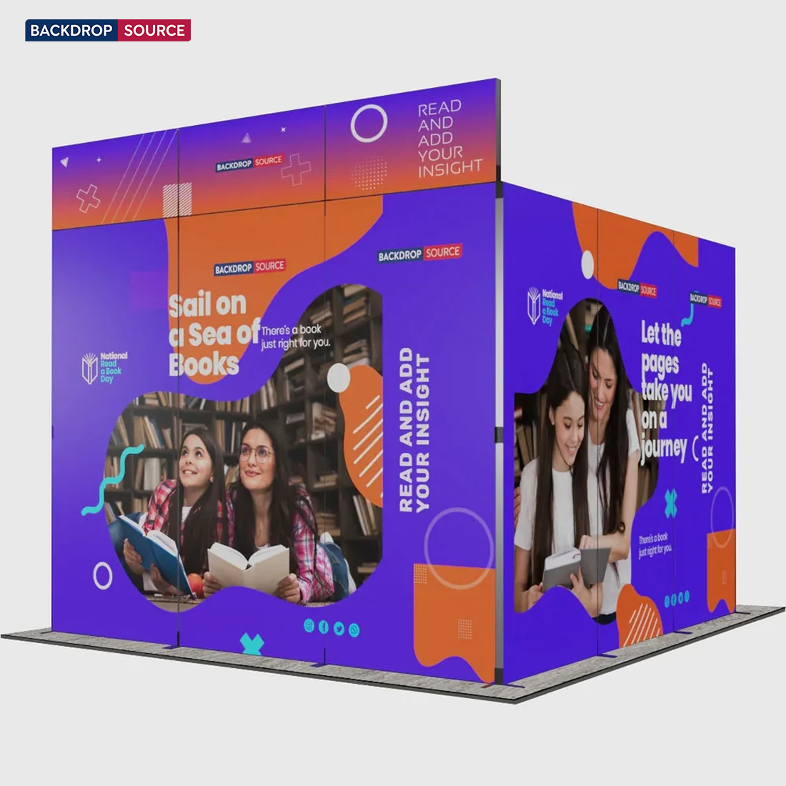 Foldable SEG  Exhibition Display - Model 7