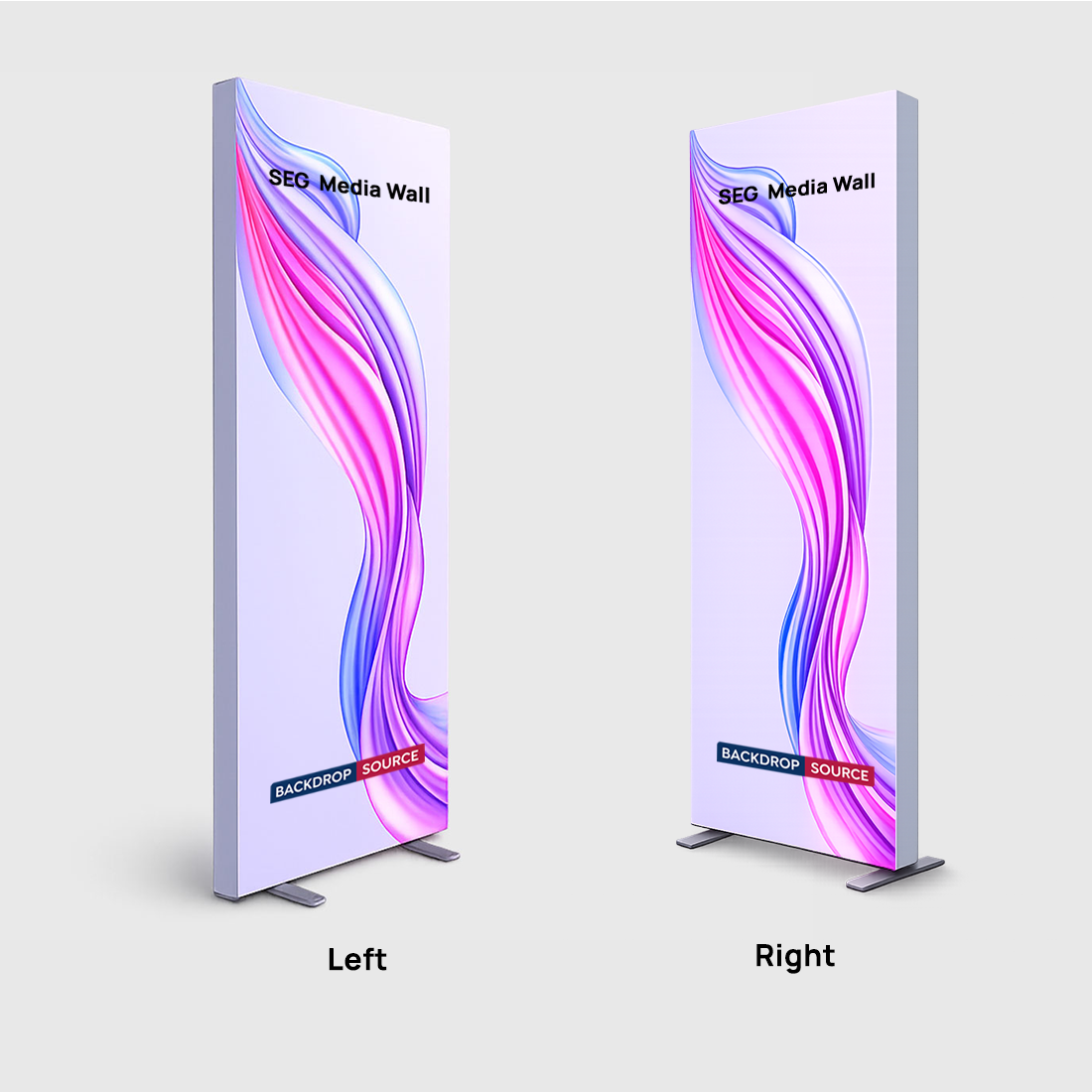 SEG Fabric Media Display 0.85m W x 2m H