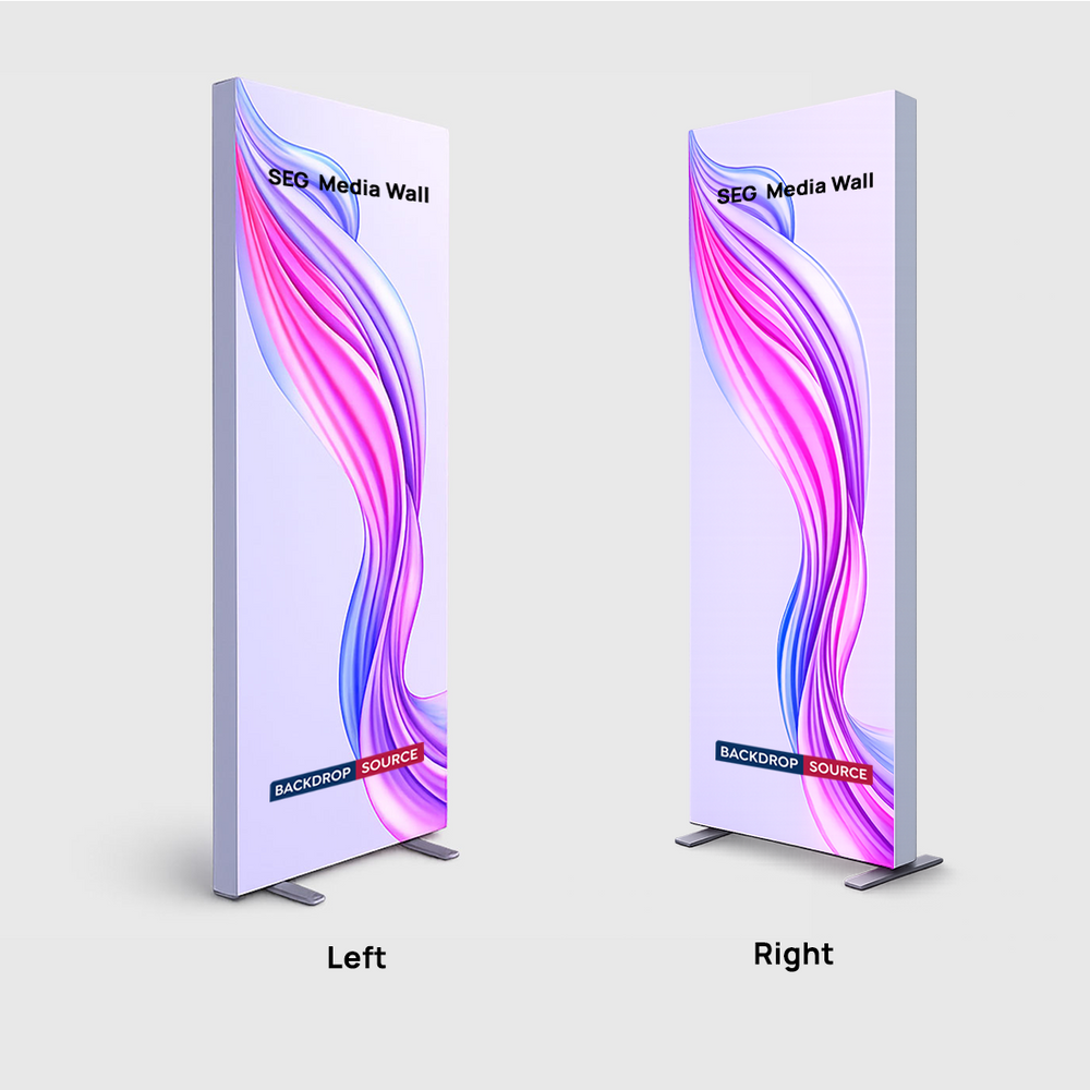 Non-Backlit SEG Fabric Media Display 0.85m W x 2m H