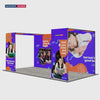 Foldable SEG  Exhibition Display - Model 13