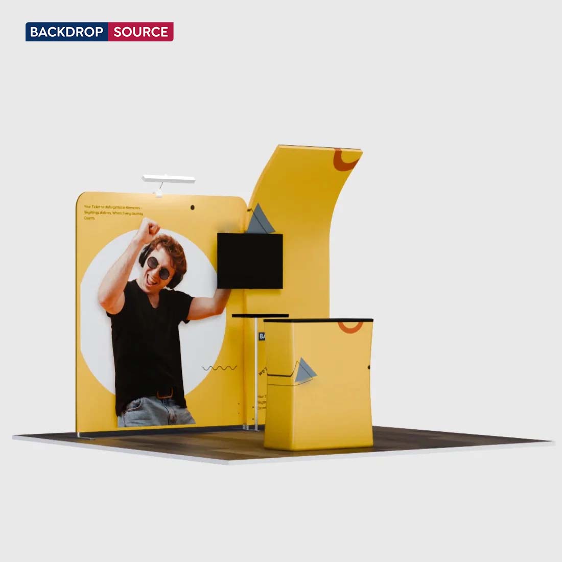 Portable Exhibit Display 3m x 3m - Model 6