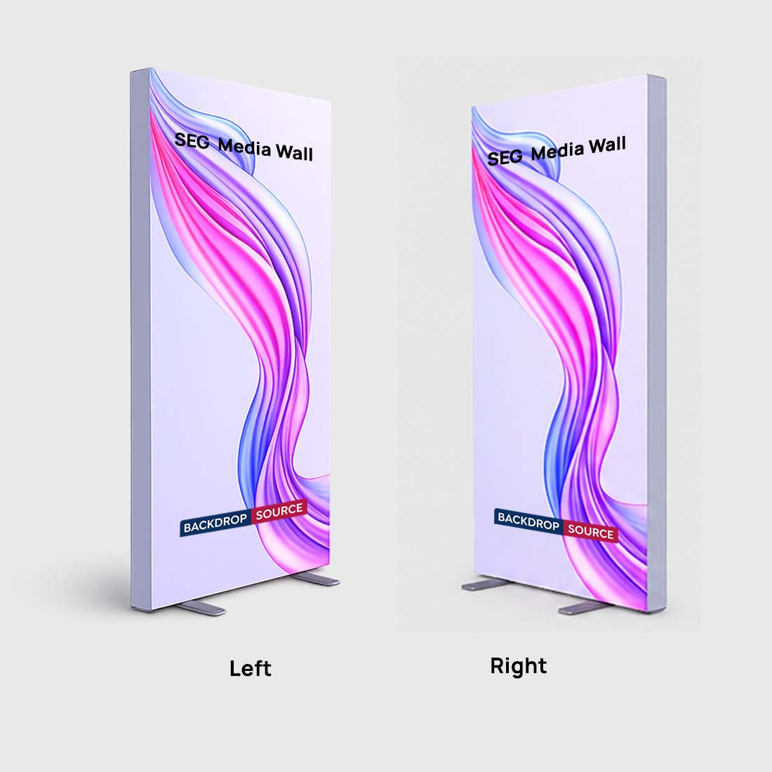 SEG Fabric Media Display - 1m W x 2m H