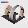 3x3m Tapered Arch Booth Kit with 3D Moon Backdrop & Lightbox
