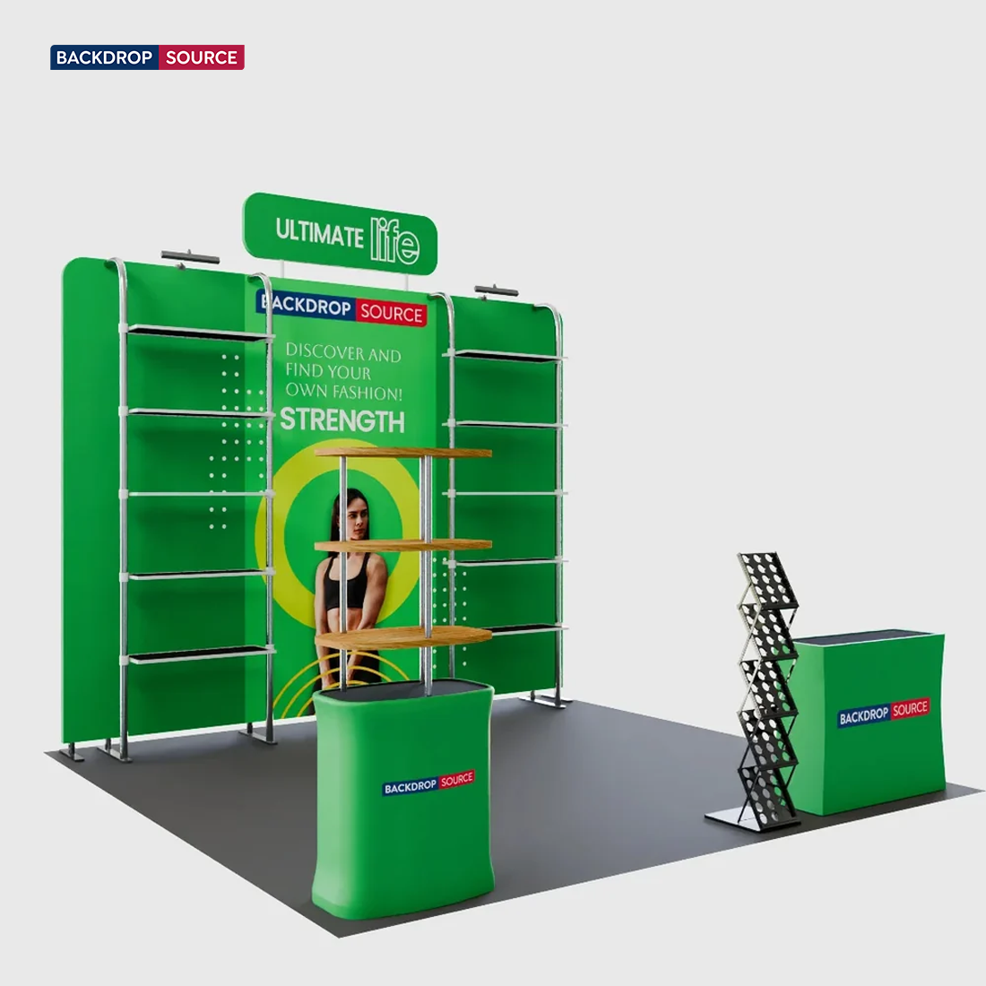 Portable Exhibit Display 3m x 3m - Model 20