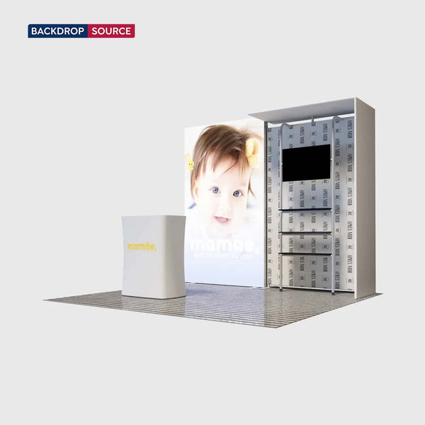 Premier 3m x 3m Exhibition Booth - Model 1