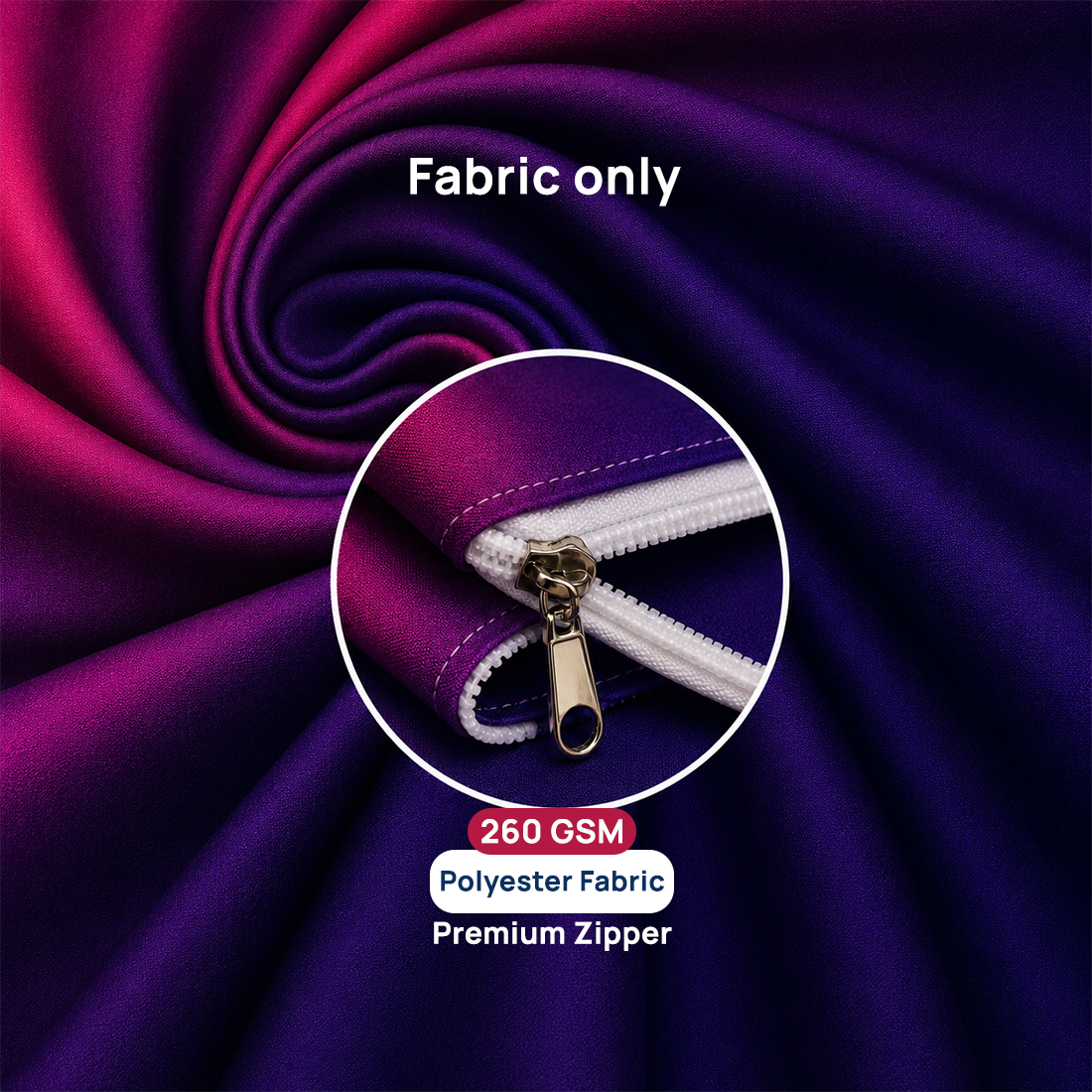 Fabric Tower Column Stand with Circle