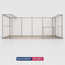 3x6m Magnetic Booth Kit with 2 L-Shape TV Shelf Towers & Counter