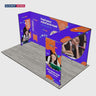 6m Folding SEG Booth Kit with Arch & Corner Sidewall