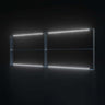 6x3m Backlit SEGO Lightbox Wall with 2 Frames