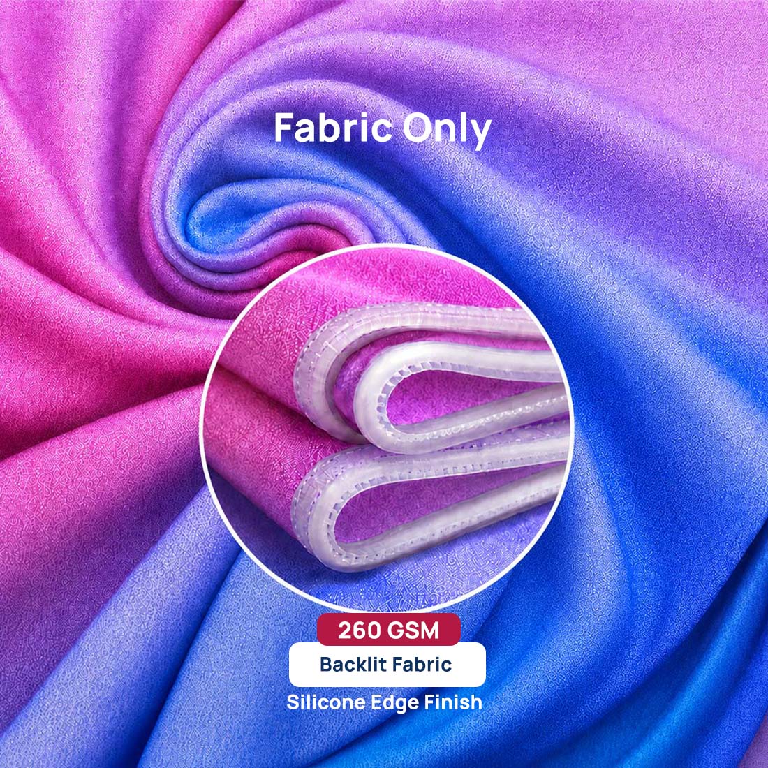 SEG Fabric Media Display - 1m W x 2m H