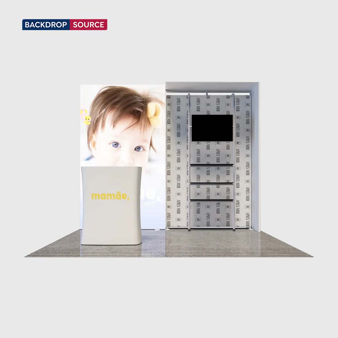 3x3m Backlit SEG Fabric Wall Display