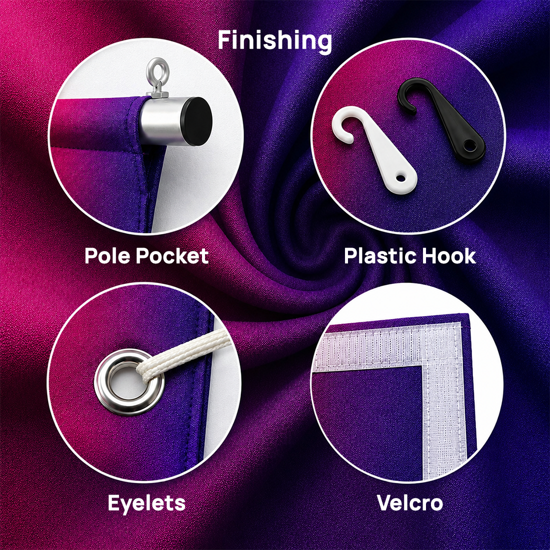 Duplex Blockout Polyester Backdrop (300 GSM)