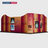 5x5m Magnetic Fabric Booth Wall with 10 Panels
